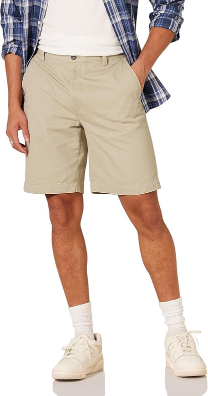 Essentials Men's Classic-Fit 9" Chino Shorts
